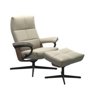 Stressless® David (M) Cross fauteuil met voetenbank