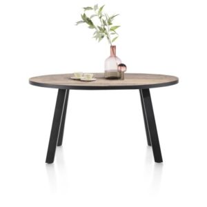 Avalox, eetkamertafel rond 150 x 120 cm
