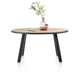 Avalox, eetkamertafel rond 150 x 120 cm