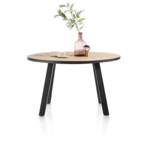 Avalox, eetkamertafel rond 130 x 110 cm