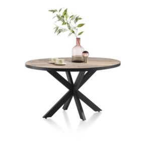 Avalox, eetkamertafel rond 130 x 110 cm