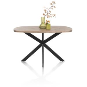 Pavarotti, eetkamertafel 150 x 120 cm - ovaal