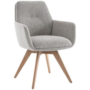 Eetkamerstoel Jasmia taupe hout