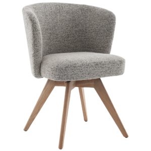 Eetkamerstoel Mandolia taupe hout