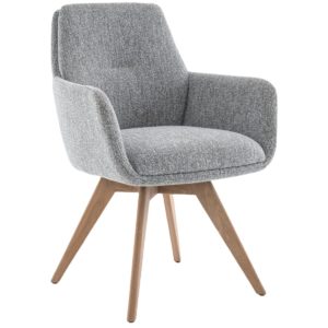 Eetkamerstoel Jasmia grijs hout