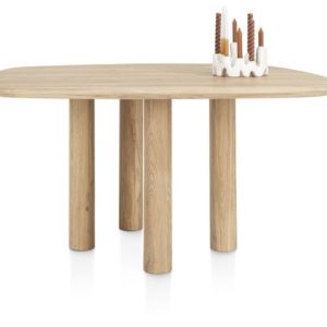 Azulo, eetkamertafel 160 x 130 cm - 4-poten