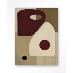 Wanddecoratie Polished bruin