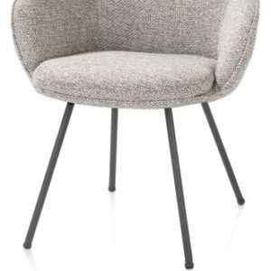 Mateo, armstoel - 4-pootjes - graphiet - Bellini