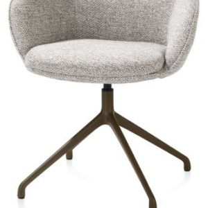 Mateo, armstoel - draaibaar - steelbrown - Bellini