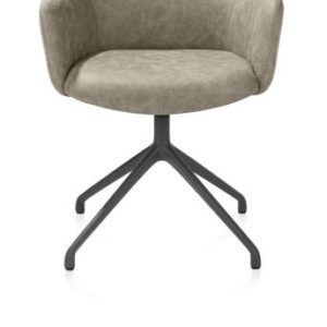 Sage, armstoel draaibaar - graphiet - stof Oregon