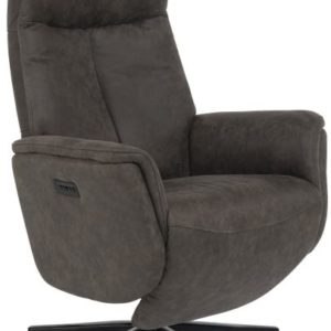 Nocarini, relax-fauteuil - 2-motoren - zwarte poot - verstelbare hoofdsteun