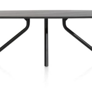 Arvada, tafel 250 x 110 cm. - ovaal - centrale poot lang