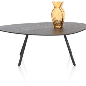 Montello, salontafel 94 x 49 cm. - hoogte 35 cm. - keramiek blad