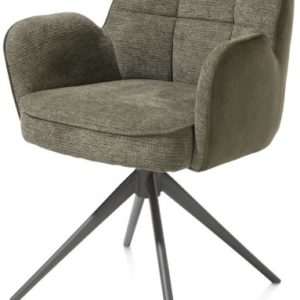 Bell, armstoel - graphiet frame - draaibaar - pocket - combi Calabria / Vada