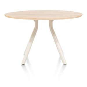 Arvada, tafel 125 cm. - rond - centrale poot Nebbia