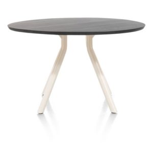 Arvada, tafel 125 cm. - rond - centrale poot Nebbia
