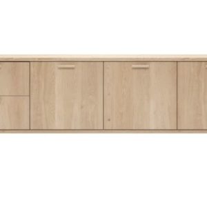 Castello, dressoir 240 cm - 3-deuren + 2-laden - 90 cm hoogte
