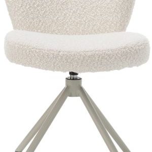 Jaxon, eetkamerstoel - Silk Grey frame - draaibaar - pocket - stof Brioni