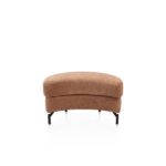 Alcona, poef/hocker half rond - 80 x 52 cm
